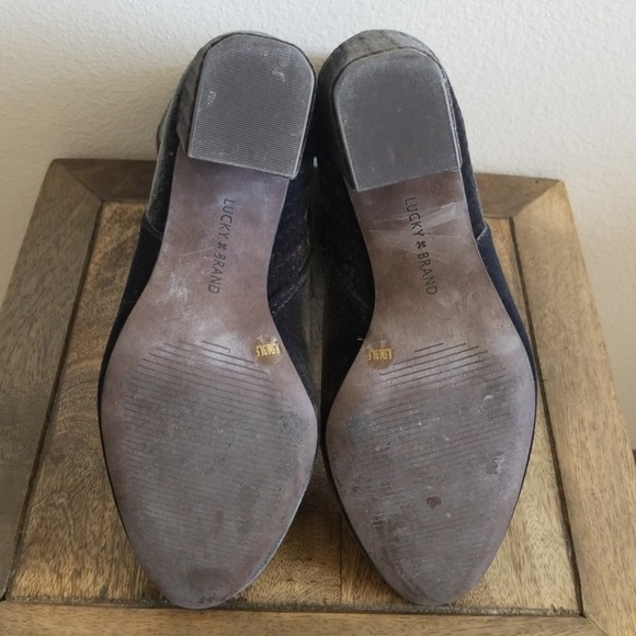 Donated! Lucky Brand Velvet Booties - Picture 8 of 9